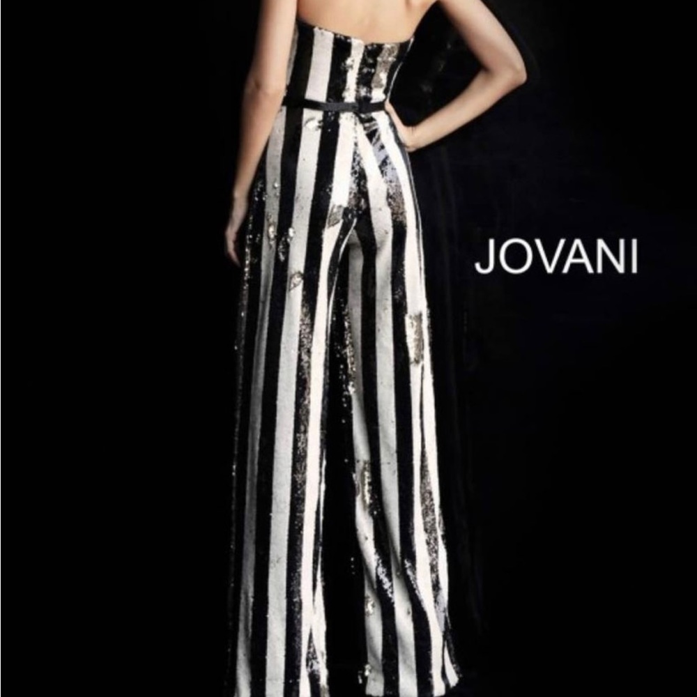 Jovani reversible sequin jumpsuit - Picture 2 of 3